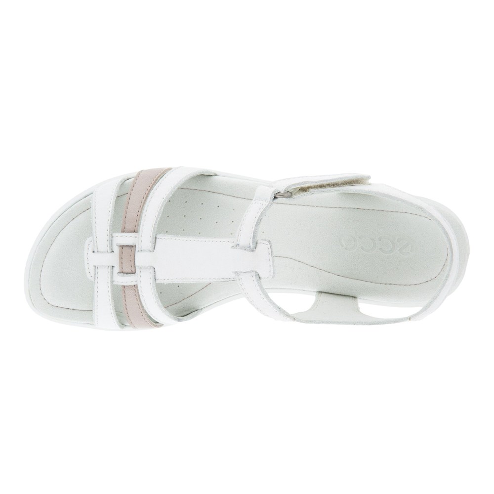 Sandalias Mujer - ECCO Finola T-Bar Strap - Blancos - AHU765140